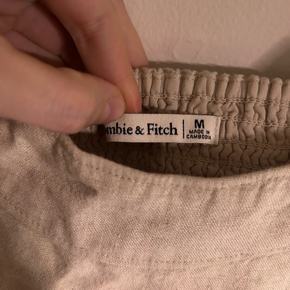 Abercrombie linen cropped tank - Picture 3 of 3